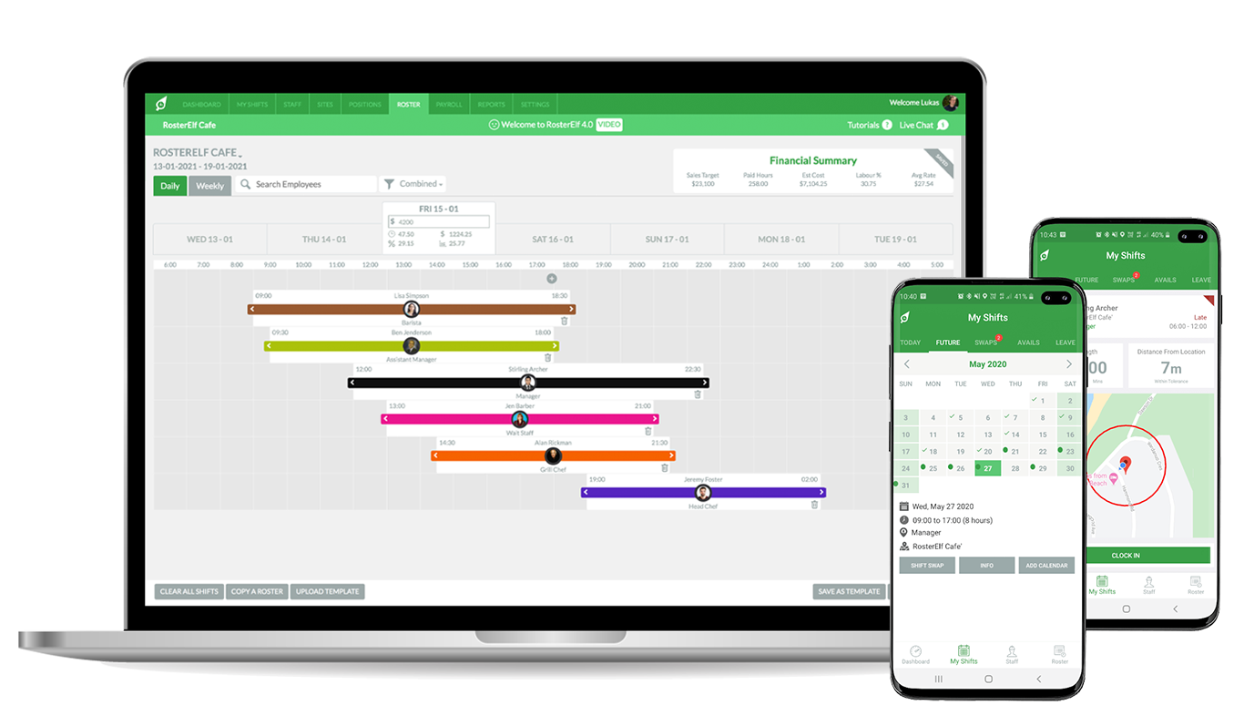 Health Roster Advanced Healthcare Scheduling Software RosterElf